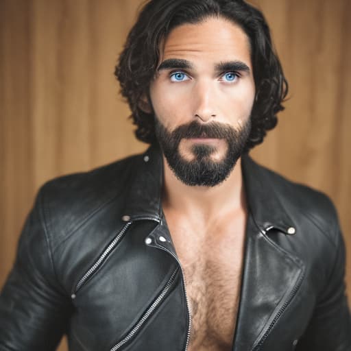 portrait+ style Seth Rollins queer face