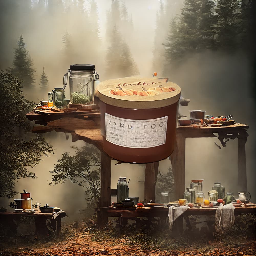  place the jar on a kitchen table top hyperrealistic, full body, detailed clothing, highly detailed, cinematic lighting, stunningly beautiful, intricate, sharp focus, f/1. 8, 85mm, (centered image composition), (professionally color graded), ((bright soft diffused light)), volumetric fog, trending on instagram, trending on tumblr, HDR 4K, 8K