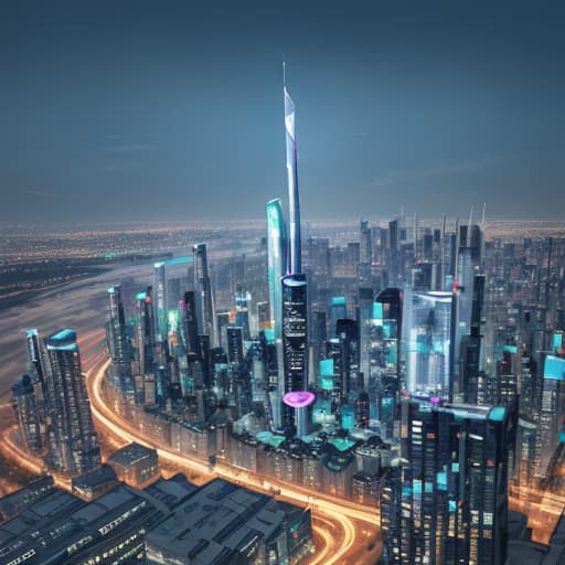  (1)creative (2) Technical; (3) artistry (4) thematic fit (5) practicability The urban environment of the future world is full of high technology, transportation, shops, tall buildings and ingenuity. At night,