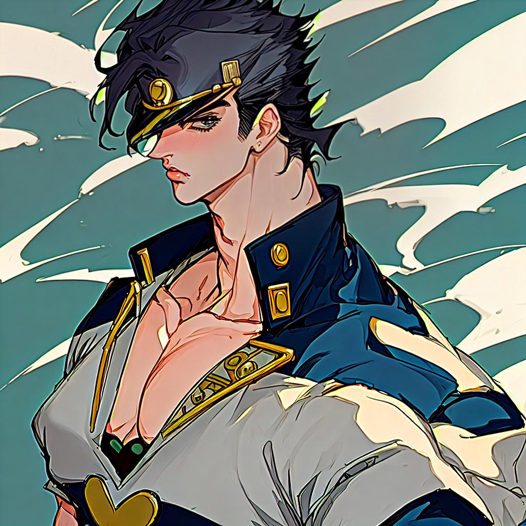  jotaro with no hat