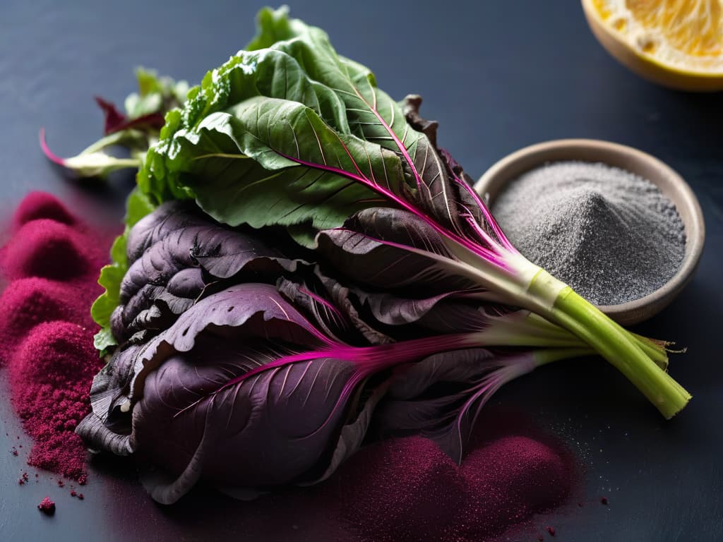  A closeup, ultradetailed image of a freshly harvested and perfectly formed sugar beet, showcasing the rich, earthy tones of the vegetable's skin and the intricate network of roots at the base. The focus is on the unique texture and natural beauty of the sugar beet, with each tiny dirt particle and water droplet visible in stunning clarity. The minimalistic style highlights the simplicity and purity of this key ingredient in sweet recipes, inviting the viewer to appreciate the raw essence of using beet sugar in baking. hyperrealistic, full body, detailed clothing, highly detailed, cinematic lighting, stunningly beautiful, intricate, sharp focus, f/1. 8, 85mm, (centered image composition), (professionally color graded), ((bright soft diffused light)), volumetric fog, trending on instagram, trending on tumblr, HDR 4K, 8K