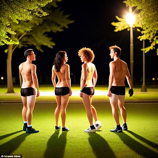  Last Friday night we went streaking in the park always say we gonna stop