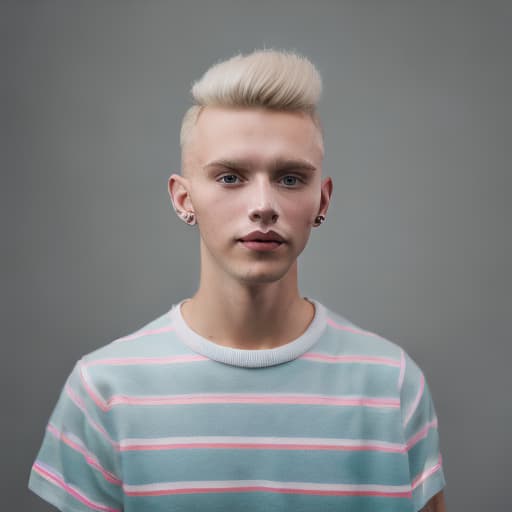 portrait+ style czech homosexual queer twink blonde very cute dude face