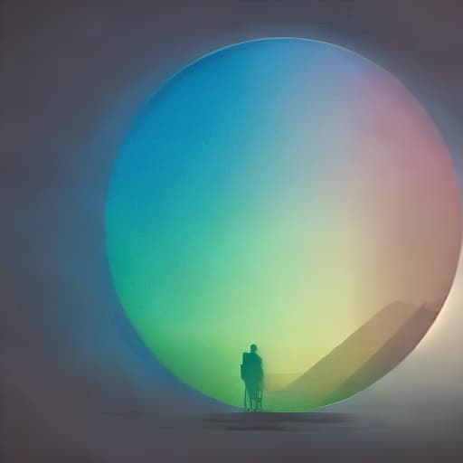 dublex style a rainbow coloured sphere