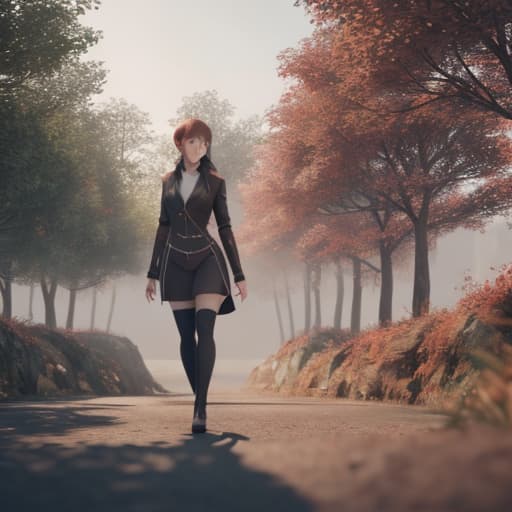  a beautiful anime girl hyperrealistic, full body, detailed clothing, highly detailed, cinematic lighting, stunningly beautiful, intricate, sharp focus, f/1. 8, 85mm, (centered image composition), (professionally color graded), ((bright soft diffused light)), volumetric fog, trending on instagram, trending on tumblr, HDR 4K, 8K