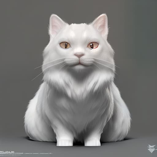 redshift style white cat