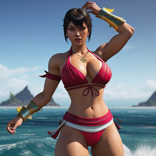  (Josie Rizal [Tekken 7]:1.3),send similar imageAs cool ocean water washes over exposed skin invigorating sensations felt throughout entirety physical form coolness provides much needed relief from blazing intense heat radiating overhead ; bask alternatively beneath intense ray blade cool ocean ; progress transverse alternately blade intense alternate ; rhythmic ; progress transverse alternately across cool ; rhythmic progress ; transverse alternately blade intensity varies ; cool ocean progress transverse ; alternately blade intense transitive progression . hyperrealistic, full body, detailed clothing, highly detailed, cinematic lighting, stunningly beautiful, intricate, sharp focus, f/1. 8, 85mm, (centered image composition), (professionally color graded), ((bright soft diffused light)), volumetric fog, trending on instagram, trending on tumblr, HDR 4K, 8K