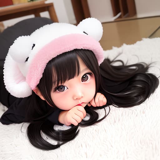  Japanese, big , very cute, dark hair, pouty, gal miko, , showing, clean , , female