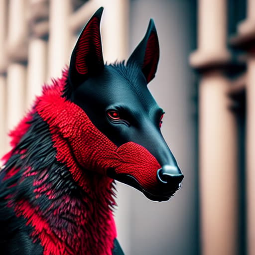  UN ANIMAL ZORRO Zorro rojo hyperrealistic, full body, detailed clothing, highly detailed, cinematic lighting, stunningly beautiful, intricate, sharp focus, f/1. 8, 85mm, (centered image composition), (professionally color graded), ((bright soft diffused light)), volumetric fog, trending on instagram, trending on tumblr, HDR 4K, 8K