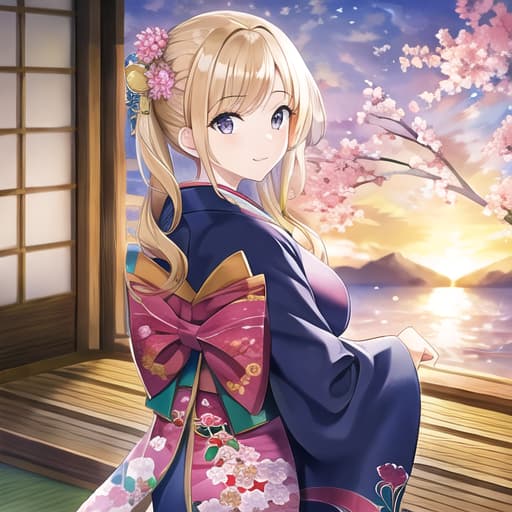  master piece , best quality,Woman in Kimono