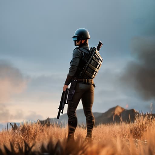  Pubg Apply the Following Styles 3Drenderer, Anime hyperrealistic, full body, detailed clothing, highly detailed, cinematic lighting, stunningly beautiful, intricate, sharp focus, f/1. 8, 85mm, (centered image composition), (professionally color graded), ((bright soft diffused light)), volumetric fog, trending on instagram, trending on tumblr, HDR 4K, 8K