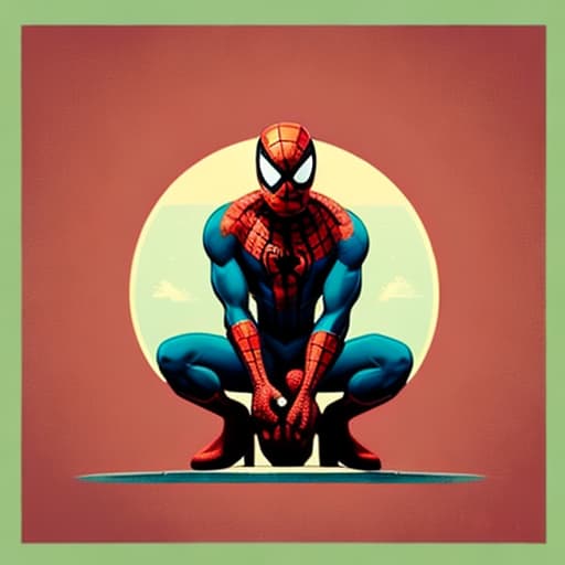  Spiderman, in printdesign, in PrintDesign Style, Vector t-shirt design of a in a circle like structure in the center, close up, illustration. Negative spacing around the art, background design dark. hyperrealistic, full body, detailed clothing, highly detailed, cinematic lighting, stunningly beautiful, intricate, sharp focus, f/1. 8, 85mm, (centered image composition), (professionally color graded), ((bright soft diffused light)), volumetric fog, trending on instagram, trending on tumblr, HDR 4K, 8K