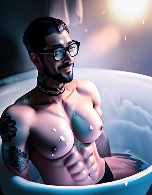  tattooed brothers with yellow glasses and white lace socks are taking a bath in snow，gay，Asian，Asiatic，Asian，Asian， portrait, happy colors, bright eyes, clear eyes, warm smile, smooth soft skin，symmetrical, anime wide eyes，big bulge， huge pectorales, naked whole body <lora:hinata-hyuuga-lora:1> hyperrealistic, full body, detailed clothing, highly detailed, cinematic lighting, stunningly beautiful, intricate, sharp focus, f/1. 8, 85mm, (centered image composition), (professionally color graded), ((bright soft diffused light)), volumetric fog, trending on instagram, trending on tumblr, HDR 4K, 8K