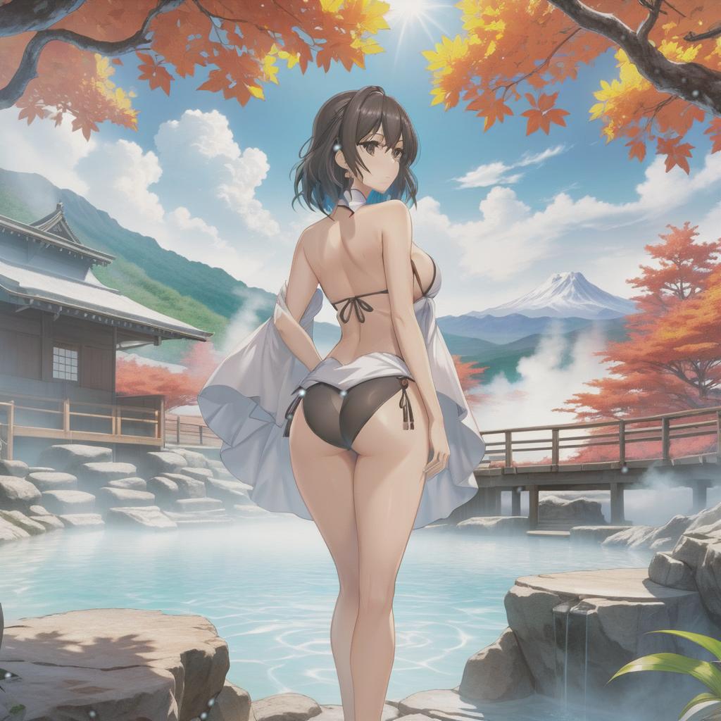  anime artwork Women's bare legs, against a backdrop of hot springs. . anime style, key visual, vibrant, studio anime, highly detailed hyperrealistic, full body, detailed clothing, highly detailed, cinematic lighting, stunningly beautiful, intricate, sharp focus, f/1. 8, 85mm, (centered image composition), (professionally color graded), ((bright soft diffused light)), volumetric fog, trending on instagram, trending on tumblr, HDR 4K, 8K