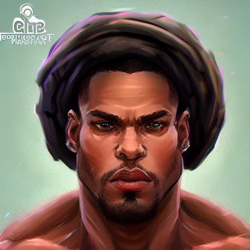 portrait+ style 🇧🇯 queer IFBB hunk dude face