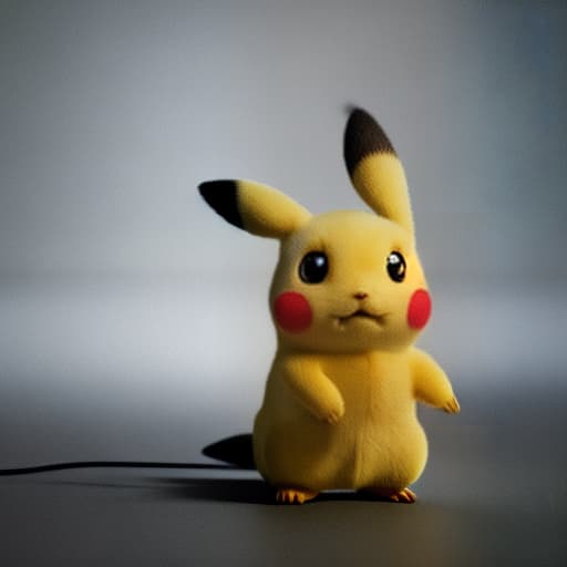 redshift style Pikachu. hyperrealistic, full body, detailed clothing, highly detailed, cinematic lighting, stunningly beautiful, intricate, sharp focus, f/1. 8, 85mm, (centered image composition), (professionally color graded), ((bright soft diffused light)), volumetric fog, trending on instagram, trending on tumblr, HDR 4K, 8K