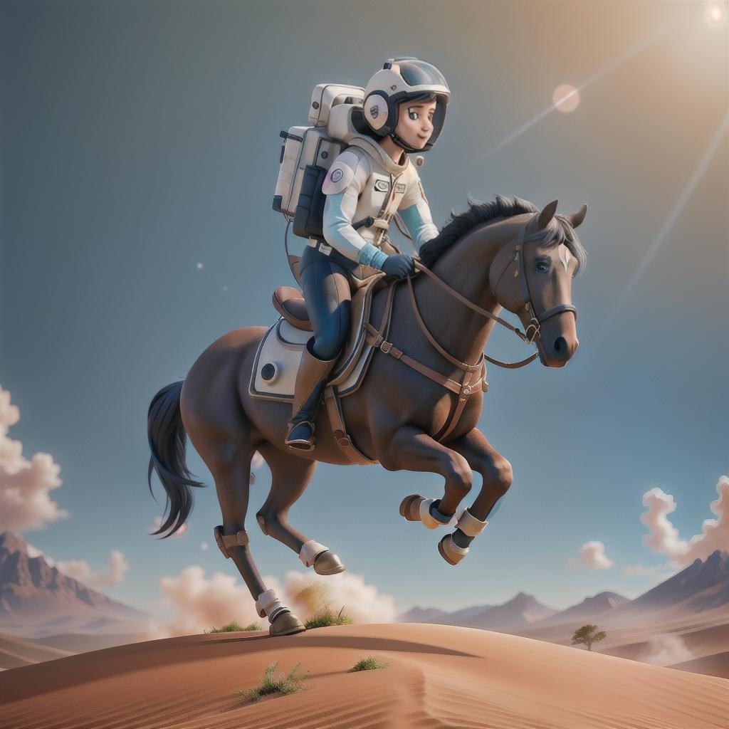  photograph of an astronaut riding a horse hyperrealistic, full body, detailed clothing, highly detailed, cinematic lighting, stunningly beautiful, intricate, sharp focus, f/1. 8, 85mm, (centered image composition), (professionally color graded), ((bright soft diffused light)), volumetric fog, trending on instagram, trending on tumblr, HDR 4K, 8K