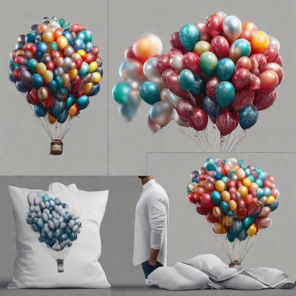  You need to draw a very large and beautiful bunch of balloons hyperrealistic, full body, detailed clothing, highly detailed, cinematic lighting, stunningly beautiful, intricate, sharp focus, f/1. 8, 85mm, (centered image composition), (professionally color graded), ((bright soft diffused light)), volumetric fog, trending on instagram, trending on tumblr, HDR 4K, 8K