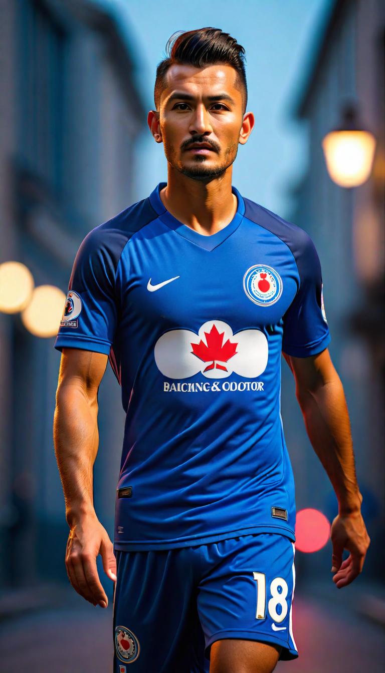  Professional 3D model of Cruz azul . Rendered with Octane, the model is highly detailed,dramatic lighting. hyperrealistic, full body, detailed clothing, highly detailed, cinematic lighting, stunningly beautiful, intricate, sharp focus, f/1. 8, 85mm, (centered image composition), (professionally color graded), ((bright soft diffused light)), volumetric fog, trending on instagram, trending on tumblr, HDR 4K, 8K