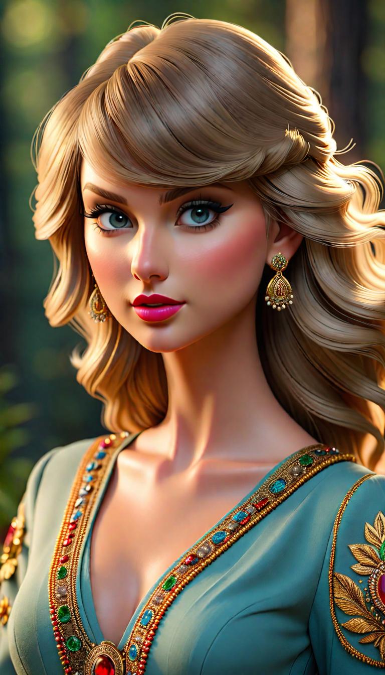  Professional 3D model of Taylor Swift as a pastor . Rendered with Octane, the model is highly detailed,dramatic lighting. hyperrealistic, full body, detailed clothing, highly detailed, cinematic lighting, stunningly beautiful, intricate, sharp focus, f/1. 8, 85mm, (centered image composition), (professionally color graded), ((bright soft diffused light)), volumetric fog, trending on instagram, trending on tumblr, HDR 4K, 8K