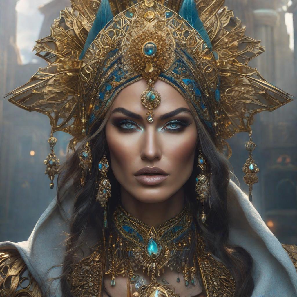  Dios, realistic, portrait, art by donato giancola and greg rutkowski, realistic face, digital art, trending on artstation hyperrealistic, full body, detailed clothing, highly detailed, cinematic lighting, stunningly beautiful, intricate, sharp focus, f/1. 8, 85mm, (centered image composition), (professionally color graded), ((bright soft diffused light)), volumetric fog, trending on instagram, trending on tumblr, HDR 4K, 8K