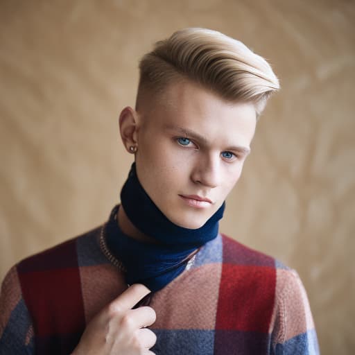 portrait+ style czech homosexual twink blonde very cute dude face