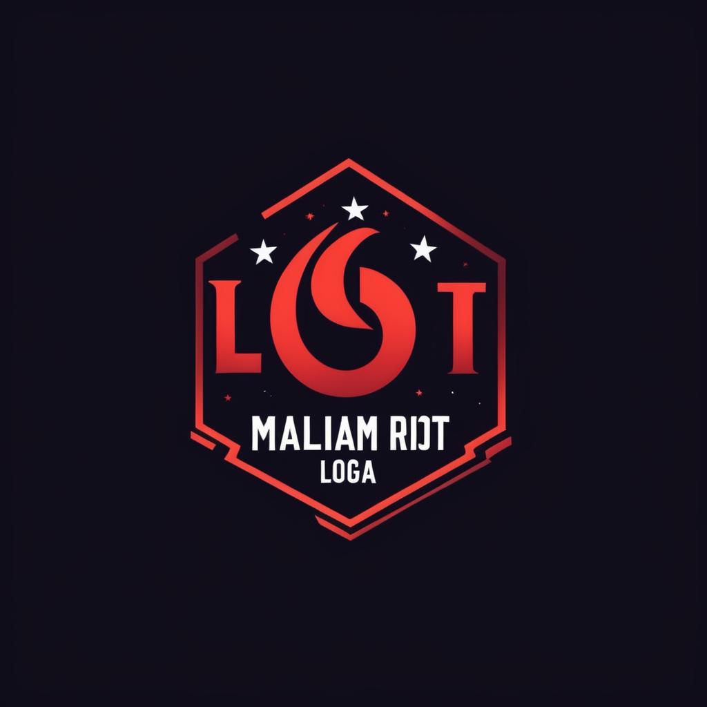  Logo, design a loga from "Malam Riot" word with I as 1 o as 0 with exclamation mark at the back. put also a riot vibes