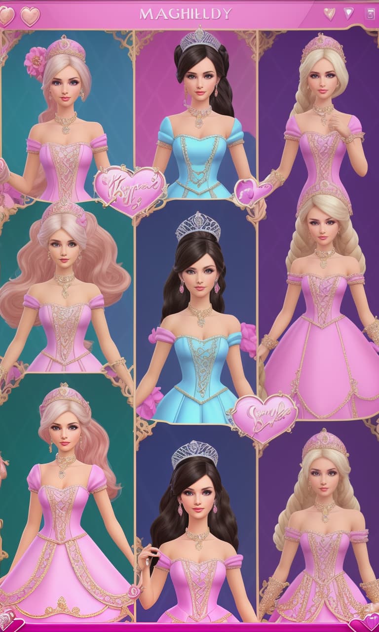  👸🏻Magic , the fantastically fun dress upgame that allows you to create your very own and compete with friends to be the fashion and stylish royal in the land. With a huge array of clothing options and accessories to mix and match, all eyes will be on your fashion star! 💕FABULOUSLY FASHIONABLE CUSTOMIZATION💕 Dress up unique and beautiful magic characters with customizable skin colors and hairstyles. Select from a mive wardrobe of clothing, shoes, and accessories to give her own fabulous personality. Combine and coordinate to your heart's content to dress up different looks showcasing your style and creativity. 💕EXQUISITELY DETAILED DESIGN 💕 At the fashion dress up games, we've invested subs