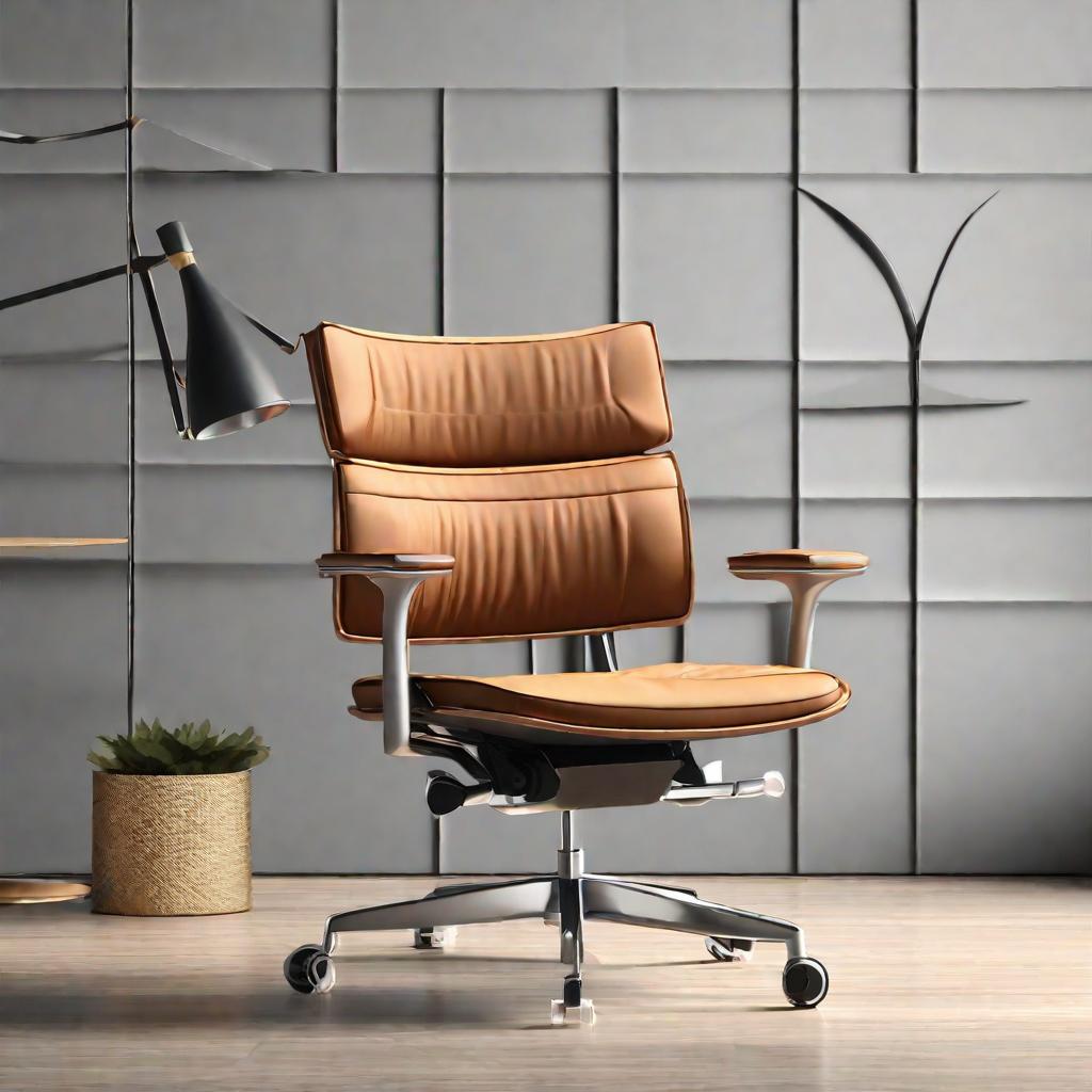  masterpiece, best quality,Ergonomic Chair 3D Modeling Animation