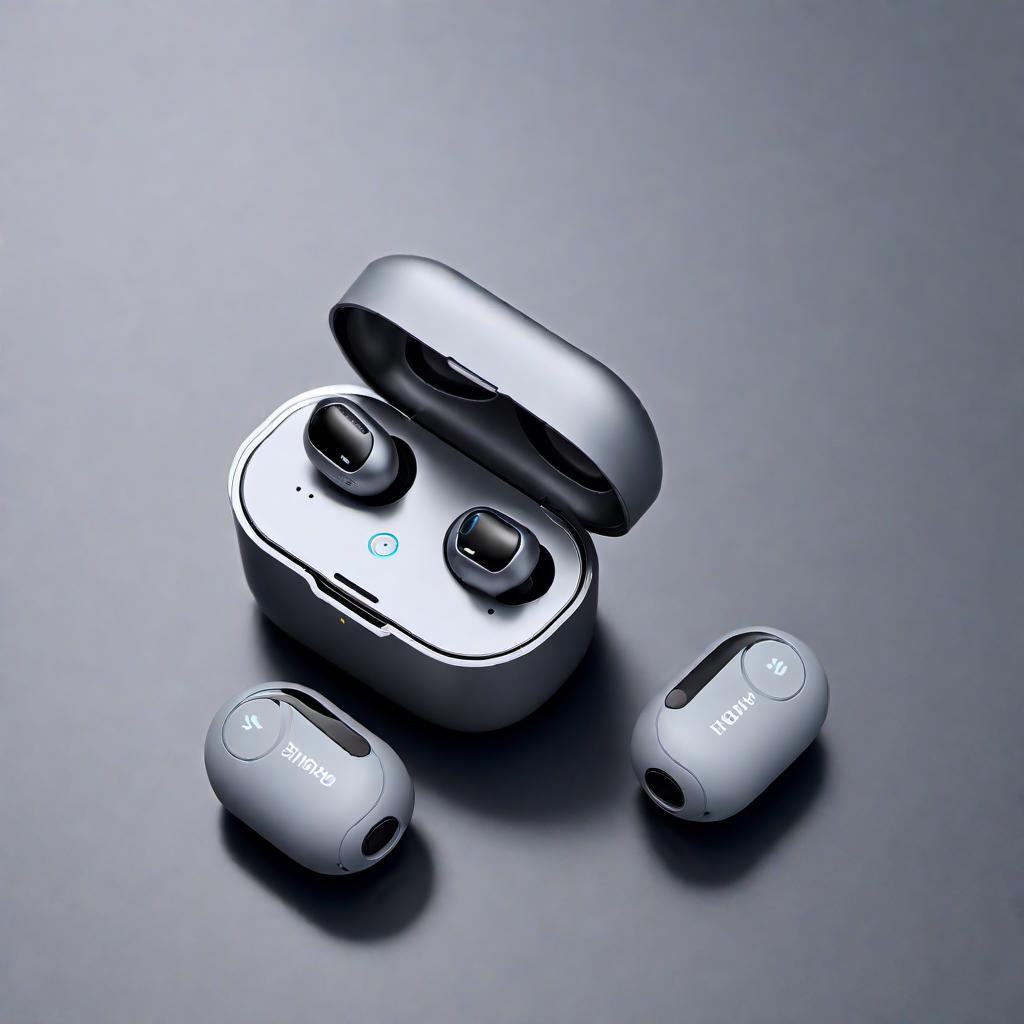  Product Title: HiFi Sound True Wireless Earbuds with Gaming Mode, Bluetooth 5.3 | 32H Playtime, IPX7, Dual USB/Type-C Charging - Gray hyperrealistic, full body, detailed clothing, highly detailed, cinematic lighting, stunningly beautiful, intricate, sharp focus, f/1. 8, 85mm, (centered image composition), (professionally color graded), ((bright soft diffused light)), volumetric fog, trending on instagram, trending on tumblr, HDR 4K, 8K