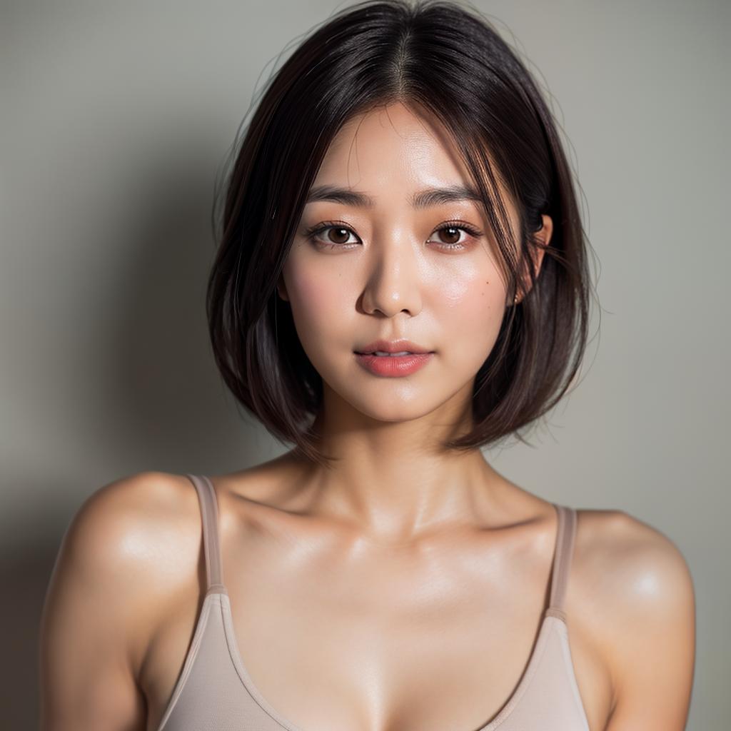  (masterpiece:1.3), (8k, photorealistic, photo, best quality: 1.4), (Japanese woman wearing clothes:),(realistic face), realistic eyes, (realistic skin), bob, smile, beautiful skin, (perfect body:1.3), (detailed body:1.2), hyperrealistic, full body, detailed clothing, highly detailed, cinematic lighting, stunningly beautiful, intricate, sharp focus, f/1. 8, 85mm, (centered image composition), (professionally color graded), ((bright soft diffused light)), volumetric fog, trending on instagram, trending on tumblr, HDR 4K, 8K