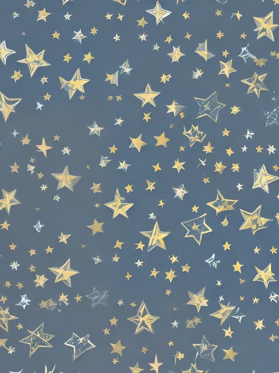  Cute musical notes and sparkling stars and gems wallpaper