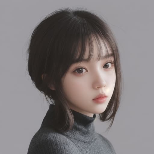  girl, best quality, solo, headshot, simple background