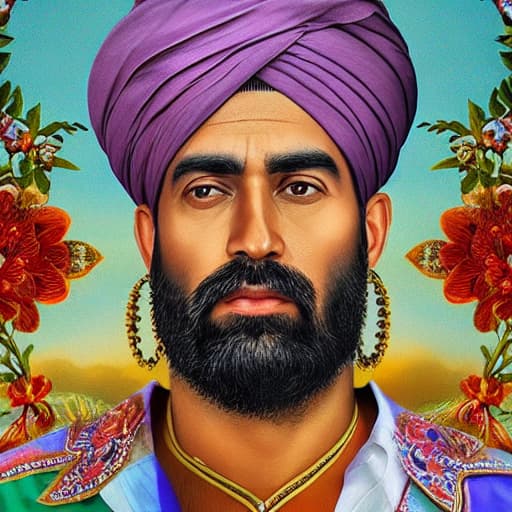  guru ji hyperrealistic, full body, detailed clothing, highly detailed, cinematic lighting, stunningly beautiful, intricate, sharp focus, f/1. 8, 85mm, (centered image composition), (professionally color graded), ((bright soft diffused light)), volumetric fog, trending on instagram, trending on tumblr, HDR 4K, 8K