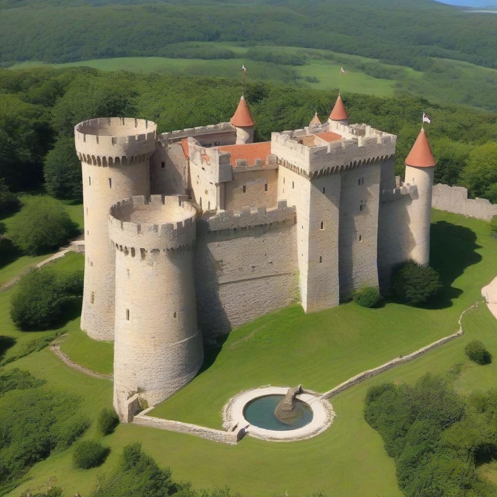  Castle with arrows and towers