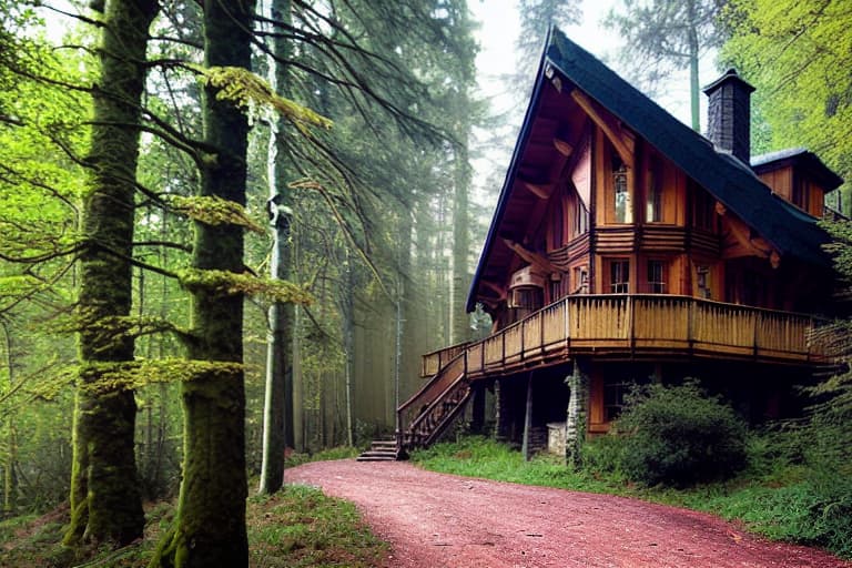  House in the wood .