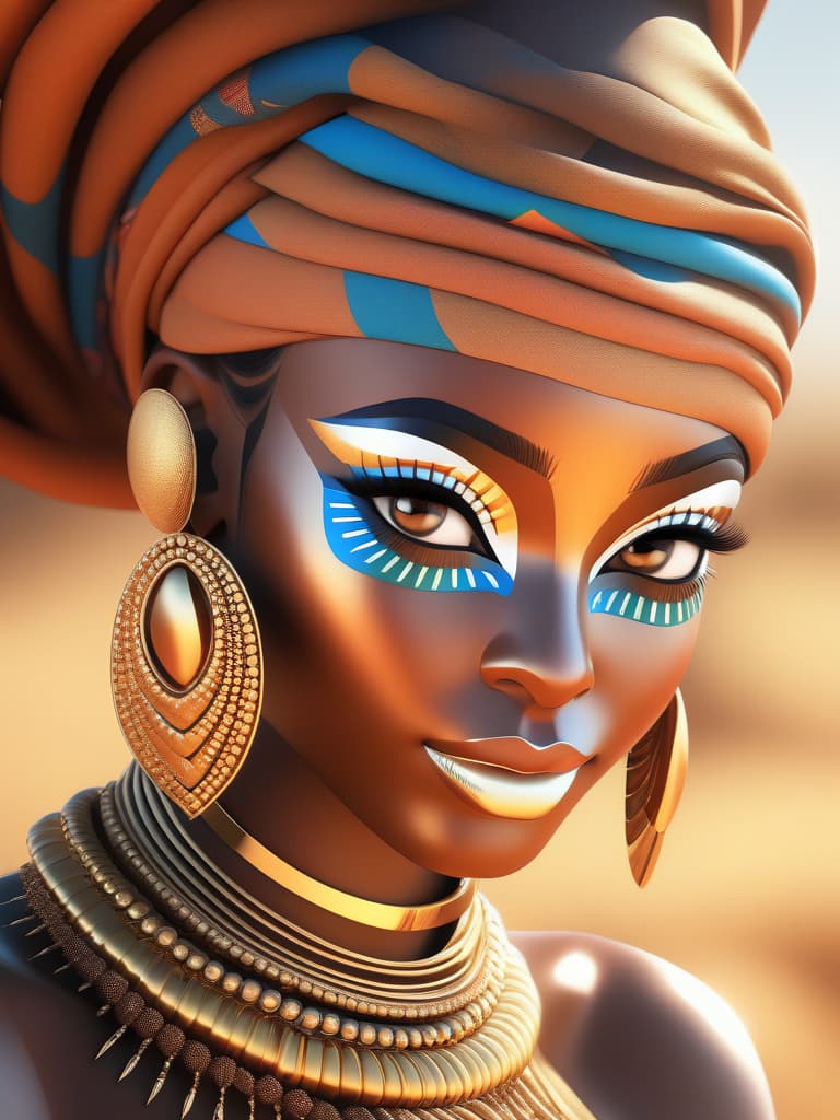  generate an image of a nubian 👸🏾➕🌀➕❄️❄️➕✨✨➕💎➕🌈

, high quality, highly detailed, sharp focus, 4K, 8K