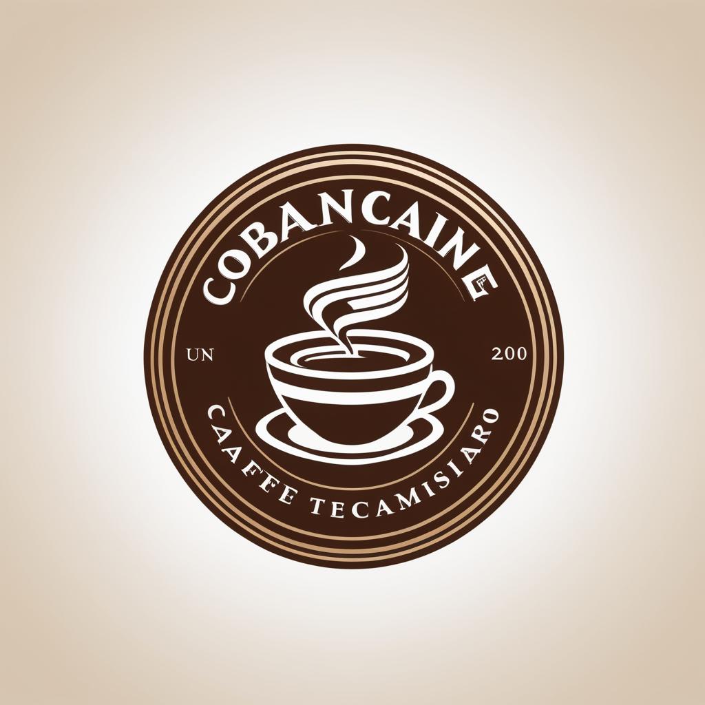  Logo, 
En cuanto al diseño, el logotipo y la tipografía deben transmitir la historia, calidad y exclusividad del café. Un estilo moderno con elementos clásicos puede ser una excelente combinación para conectar con un público amplio, desde aquellos interesados en la tradición hasta los más contemporáneos.