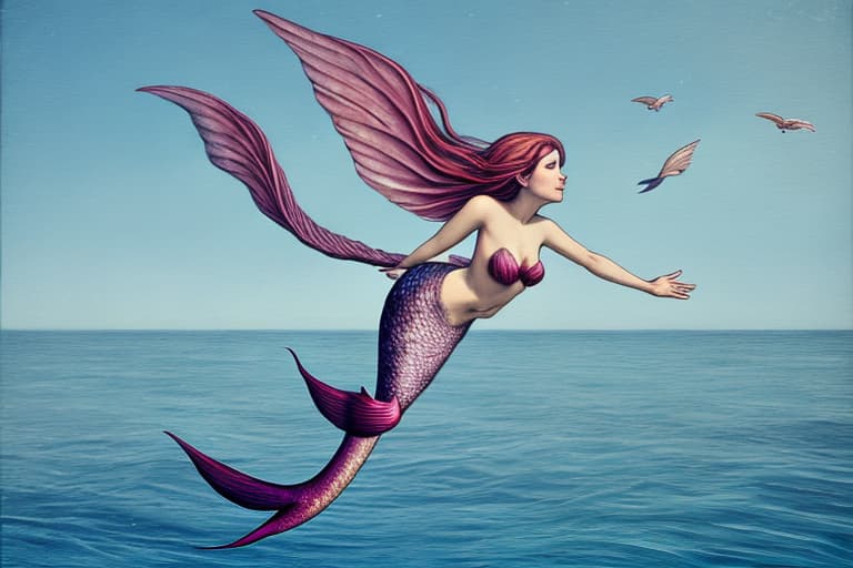  flying mermaid