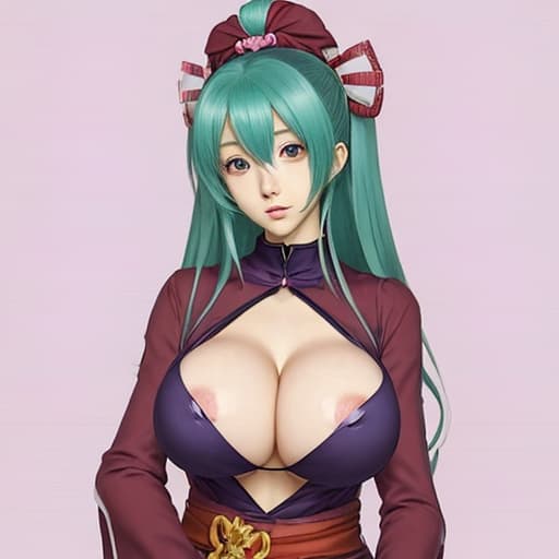  cute anime women with big chest