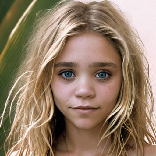   old angel in Paradise Ashley Olsen , beautiful face, right body, hole in , light hair, ist, , full height, happy, maximum aphrodisiac arousal