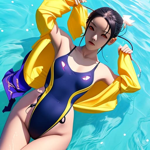  Demon slayer shinobu in a swimming suit