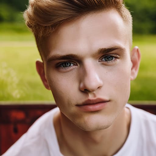 portrait+ style czech homosexual queer twink blonde very cute dude face