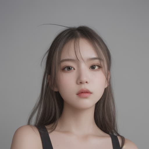  girl, best quality, solo, headshot, simple background