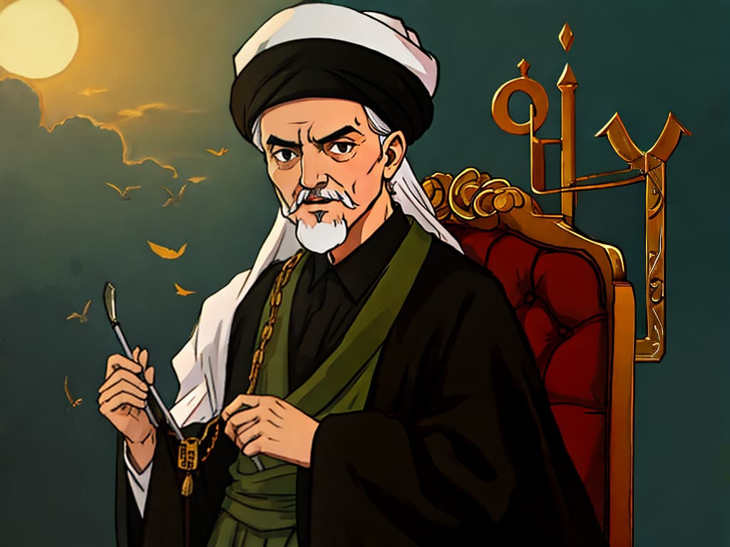  Ayatollah Khomeini in style of Jojo