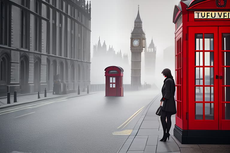  red telephone cabin in front of big ben in the street of London, spontaneous , urban , cultural , by Vivian Maier, Fan Ho, Garry Winogrand, Elliott Erwitt, Martin Parr hyperrealistic, full body, detailed clothing, highly detailed, cinematic lighting, stunningly beautiful, intricate, sharp focus, f/1. 8, 85mm, (centered image composition), (professionally color graded), ((bright soft diffused light)), volumetric fog, trending on instagram, trending on tumblr, HDR 4K, 8K