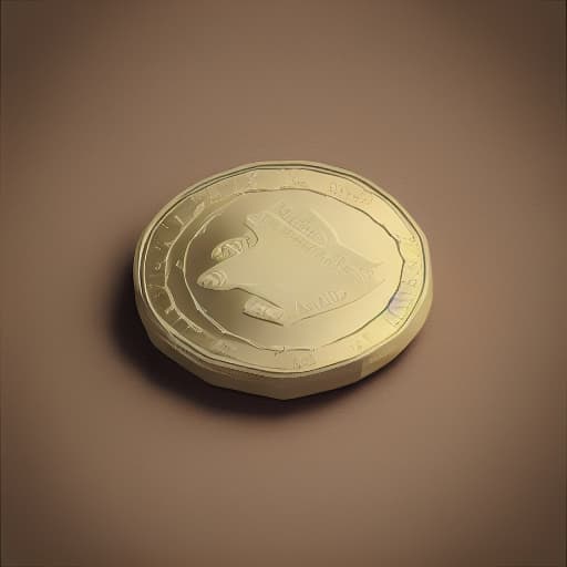 a photo of lowpoly_world pixel icon of a gold coin, ,beatiful