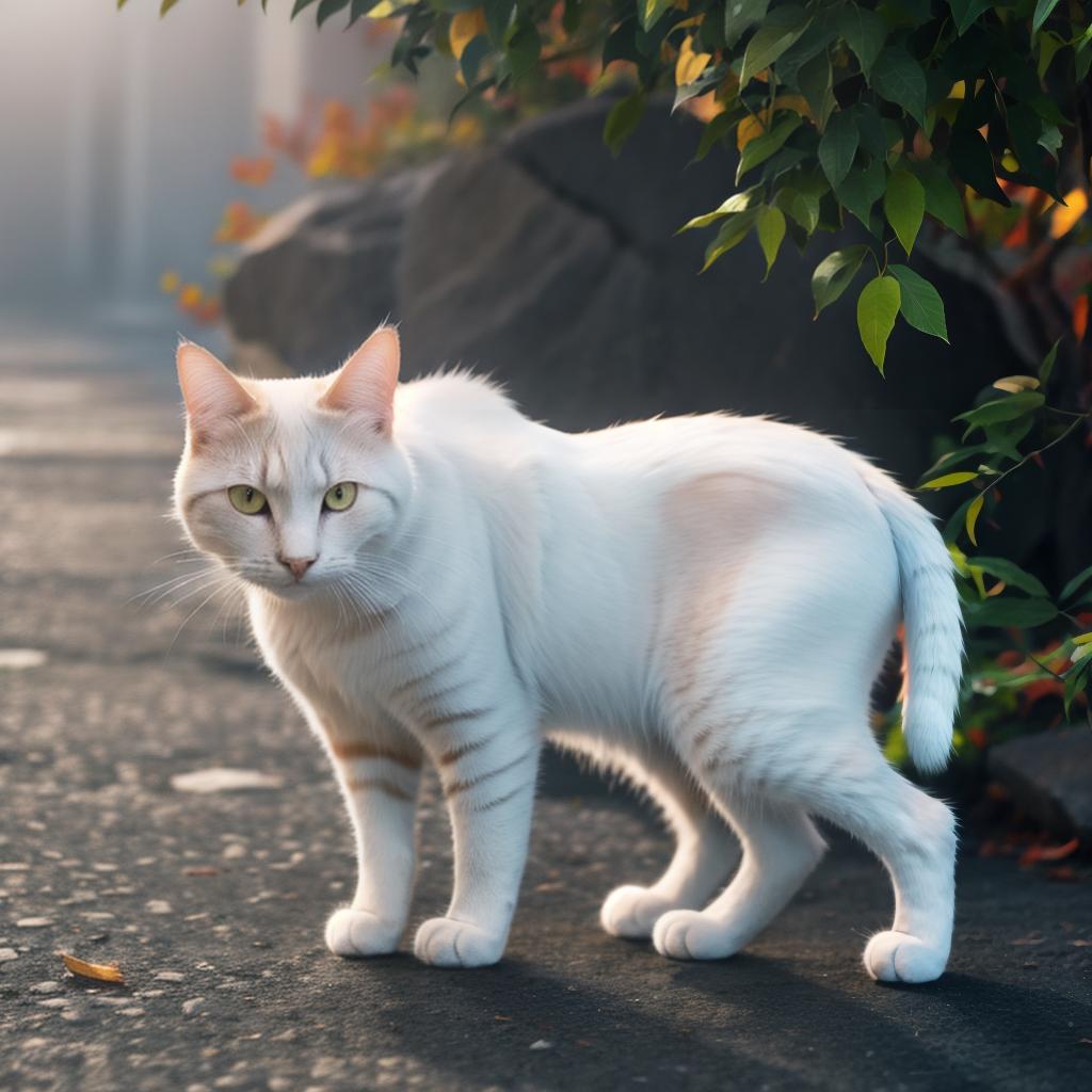  @PB_ImgGenBot Cat hyperrealistic, full body, detailed clothing, highly detailed, cinematic lighting, stunningly beautiful, intricate, sharp focus, f/1. 8, 85mm, (centered image composition), (professionally color graded), ((bright soft diffused light)), volumetric fog, trending on instagram, trending on tumblr, HDR 4K, 8K