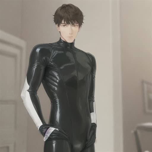  man wearing bodysuit