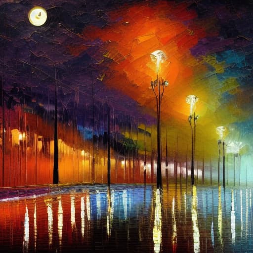  painting of night